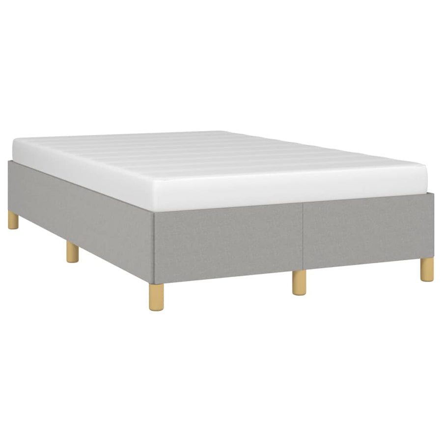 Bedframe Stof Lichtgrijs 120 x 190 cm 33.5 cm