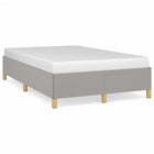 Bedframe 120x190 cm stof lichtgrijs