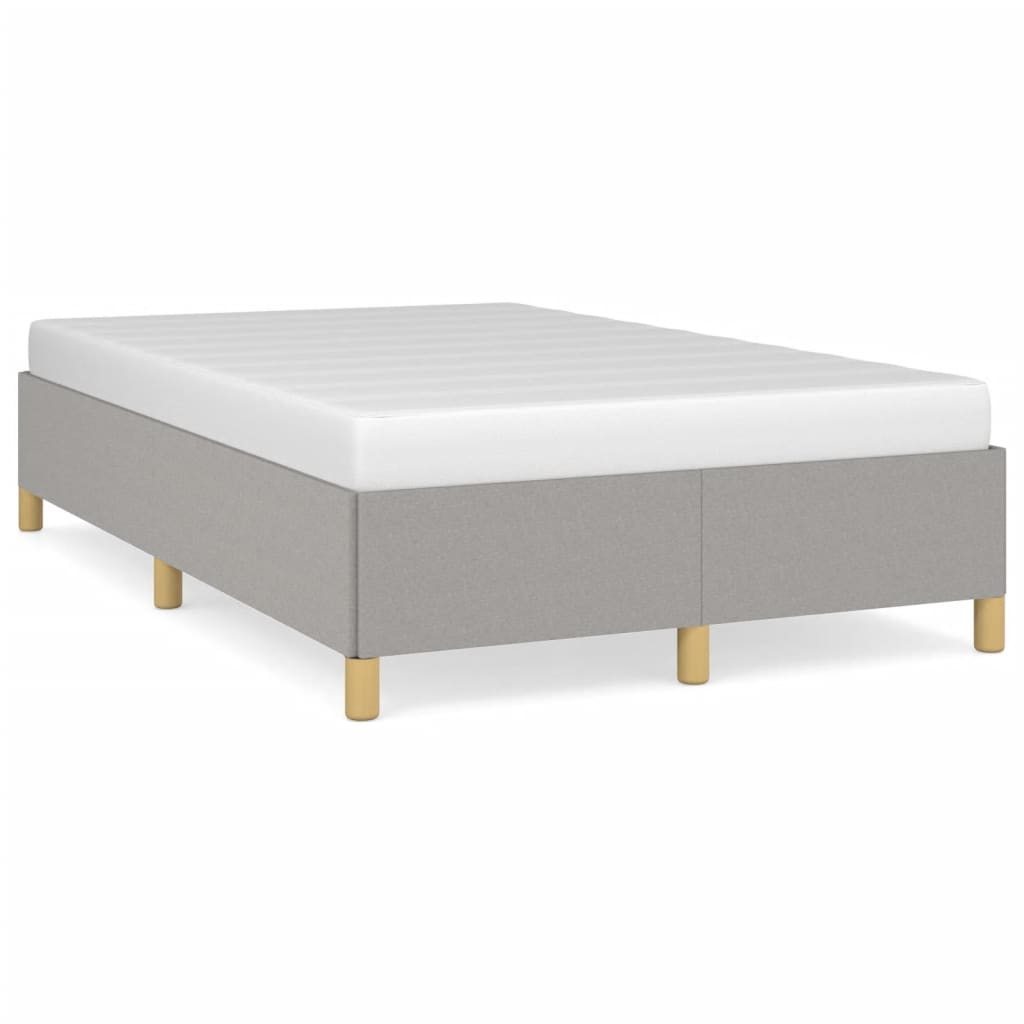 Bedframe Stof Lichtgrijs 120 x 190 cm 33.5 cm