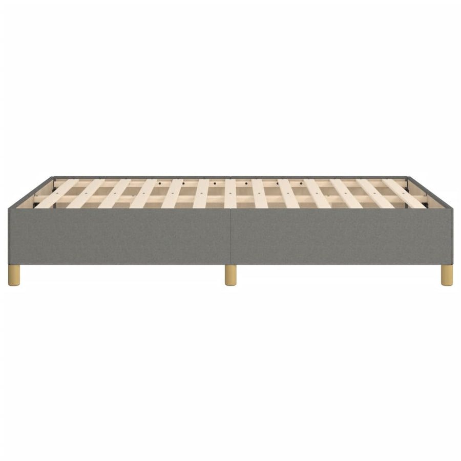 Bedframe Stof Donkergrijs 120 x 190 cm 33.5 cm