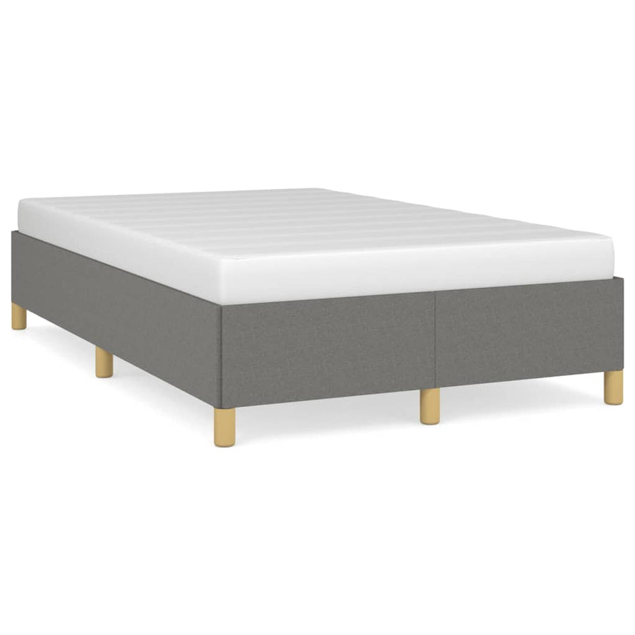 Bedframe Stof Donkergrijs 120 x 190 cm 33.5 cm
