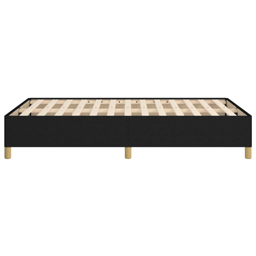 Bedframe Stof Zwart 120 x 190 cm 33.5 cm