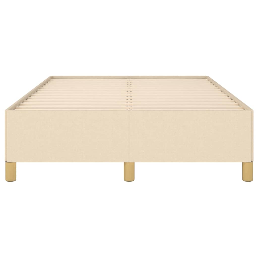 Bedframe Zonder Matras Stof Kleurig Crème 120 x 190 cm 35 cm