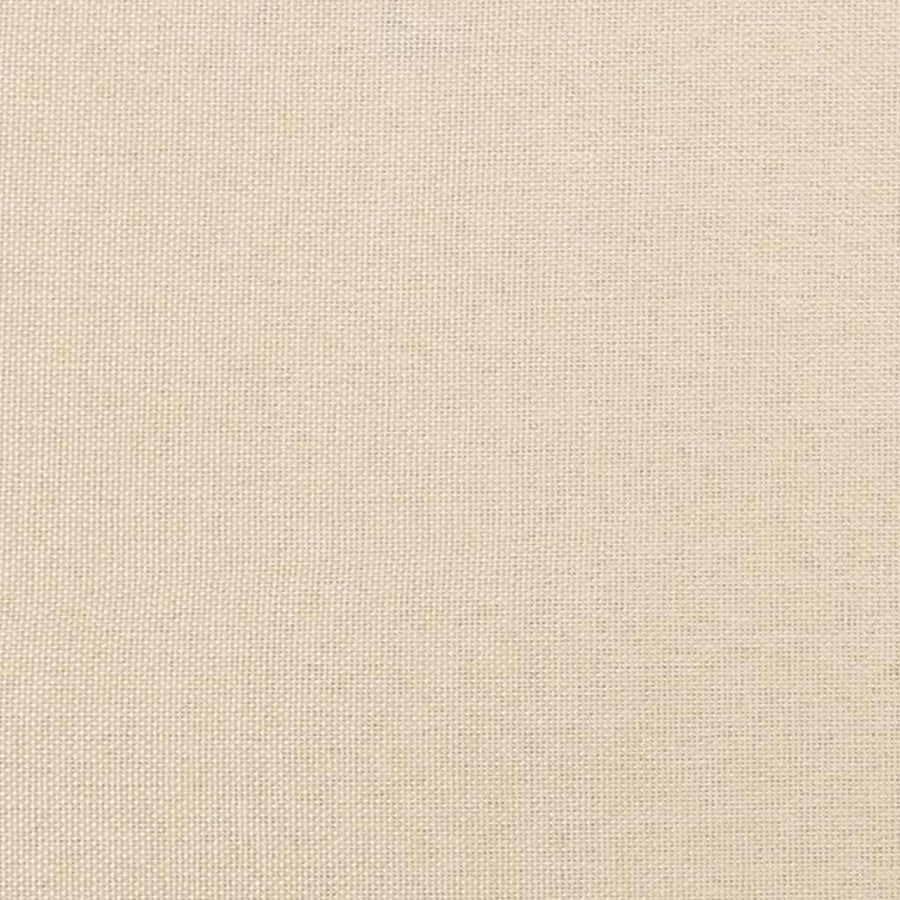 Bedframe Zonder Matras Stof Kleurig Crème 120 x 190 cm 35 cm