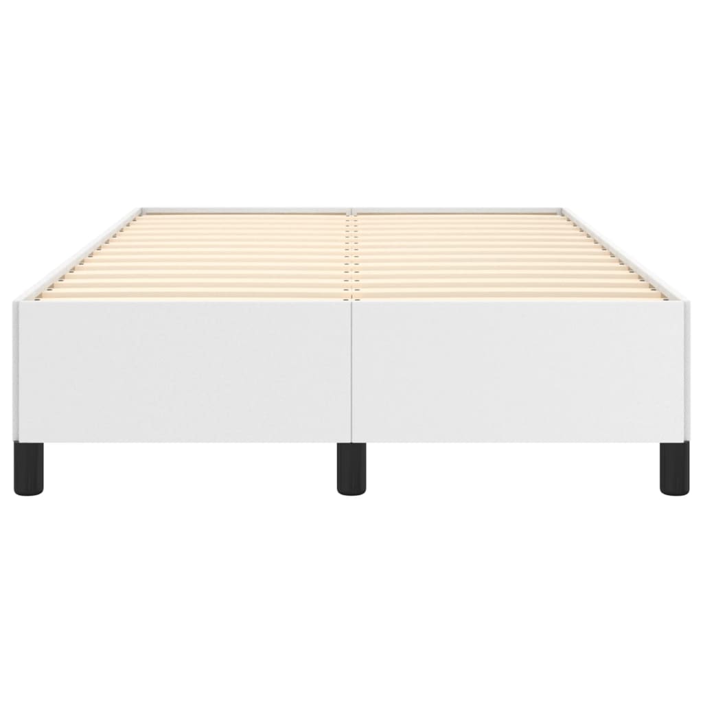 Bedframe Kunstleer Wit 120 x 190 cm 33.5 cm