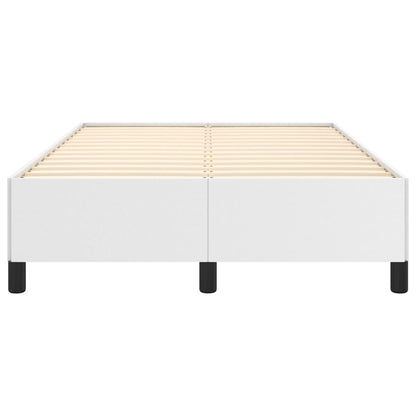 Bedframe Kunstleer Wit 120 x 190 cm 33.5 cm