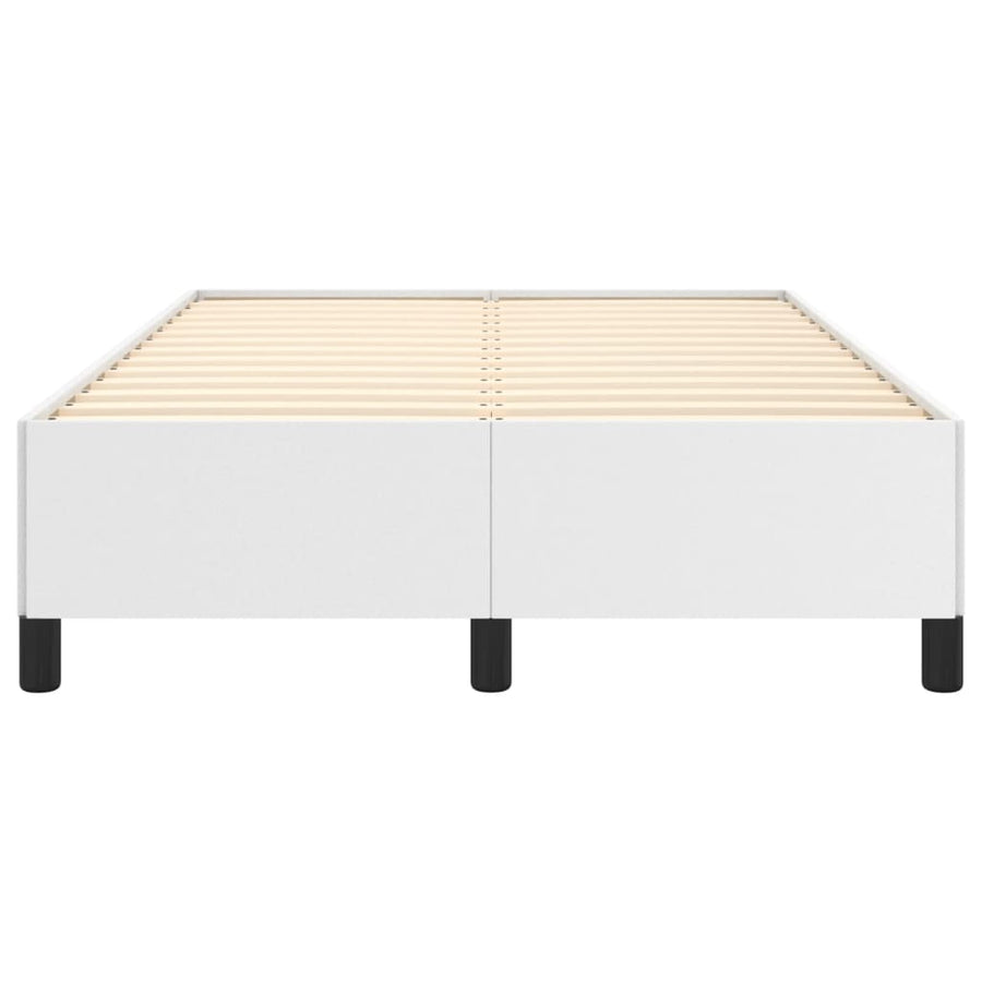 Bedframe Kunstleer Wit 120 x 190 cm 33.5 cm