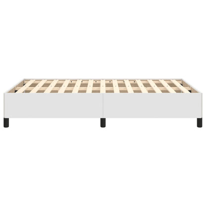 Bedframe Kunstleer Wit 120 x 190 cm 33.5 cm