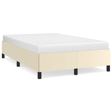 Bedframe zonder matras 120x190 cm kunstleer crème
