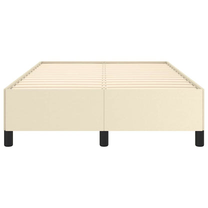 Bedframe zonder matras 120x190 cm kunstleer crème