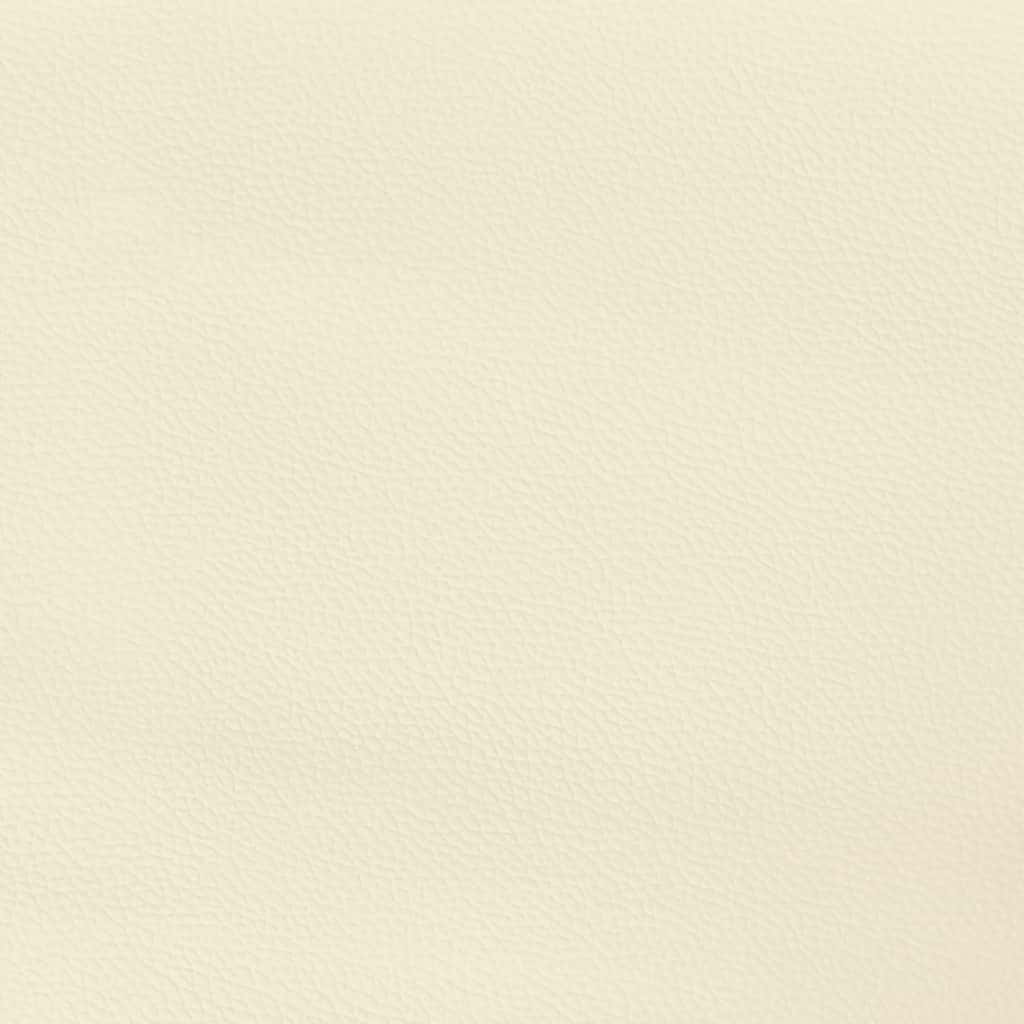 Bedframe zonder matras 120x190 cm kunstleer crème