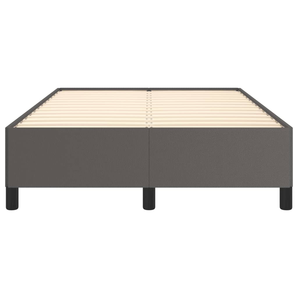 Bedframe Kunstleer Grijs 120 x 190 cm 33.5 cm