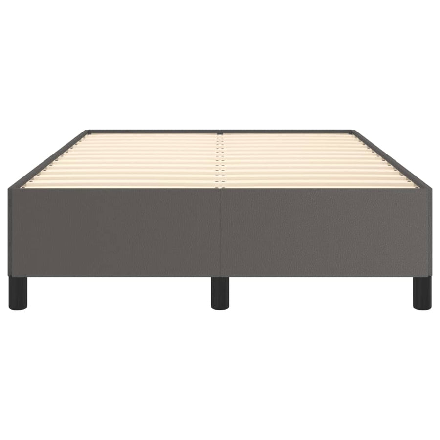 Bedframe Kunstleer Grijs 120 x 190 cm 33.5 cm