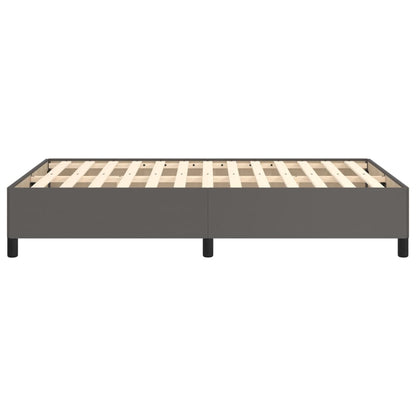 Bedframe Kunstleer Grijs 120 x 190 cm 33.5 cm