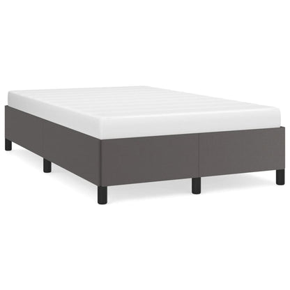 Bedframe Kunstleer Grijs 120 x 190 cm 33.5 cm