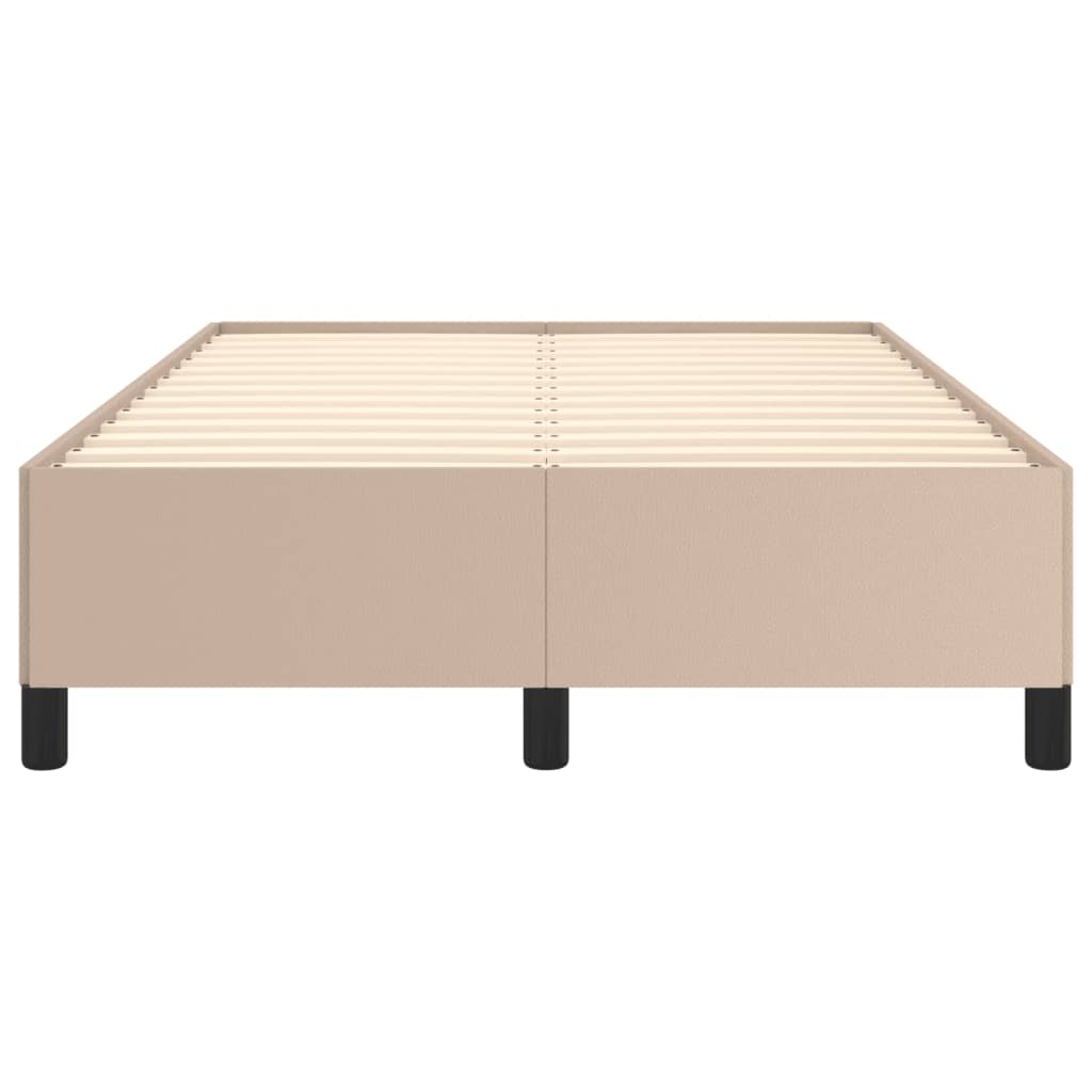 Bedframe Kunstleer Kleurig Cappuccino 120 x 190 cm 33.5 cm