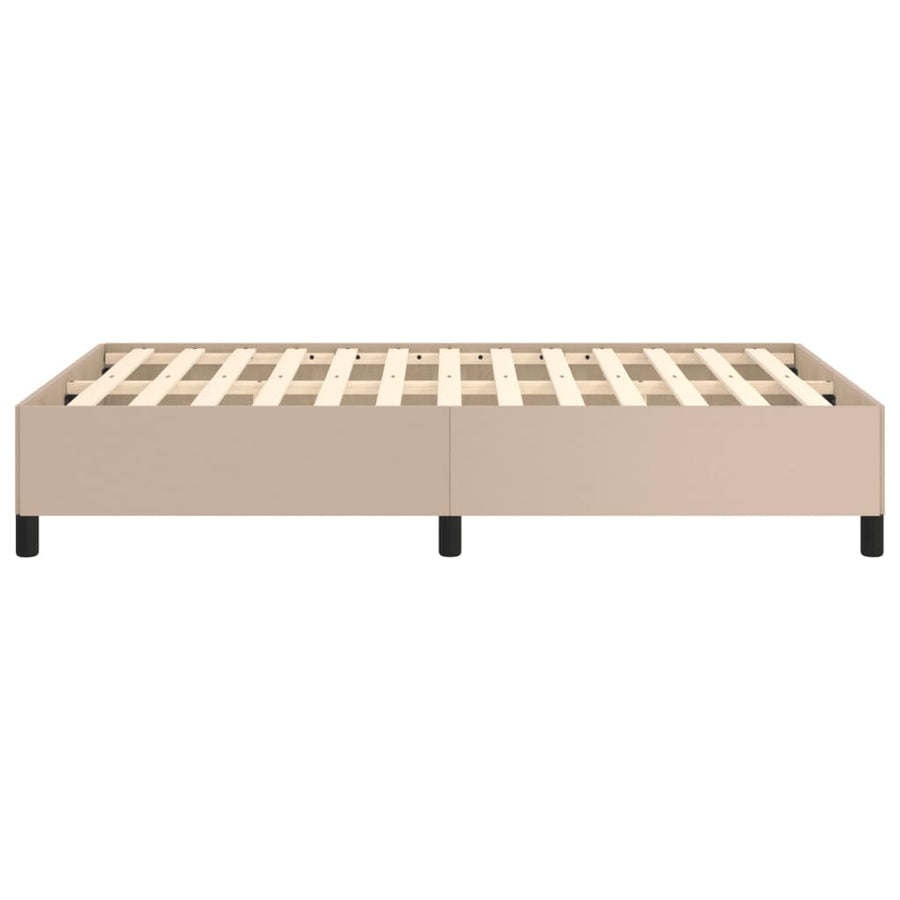 Bedframe Kunstleer Kleurig Cappuccino 120 x 190 cm 33.5 cm