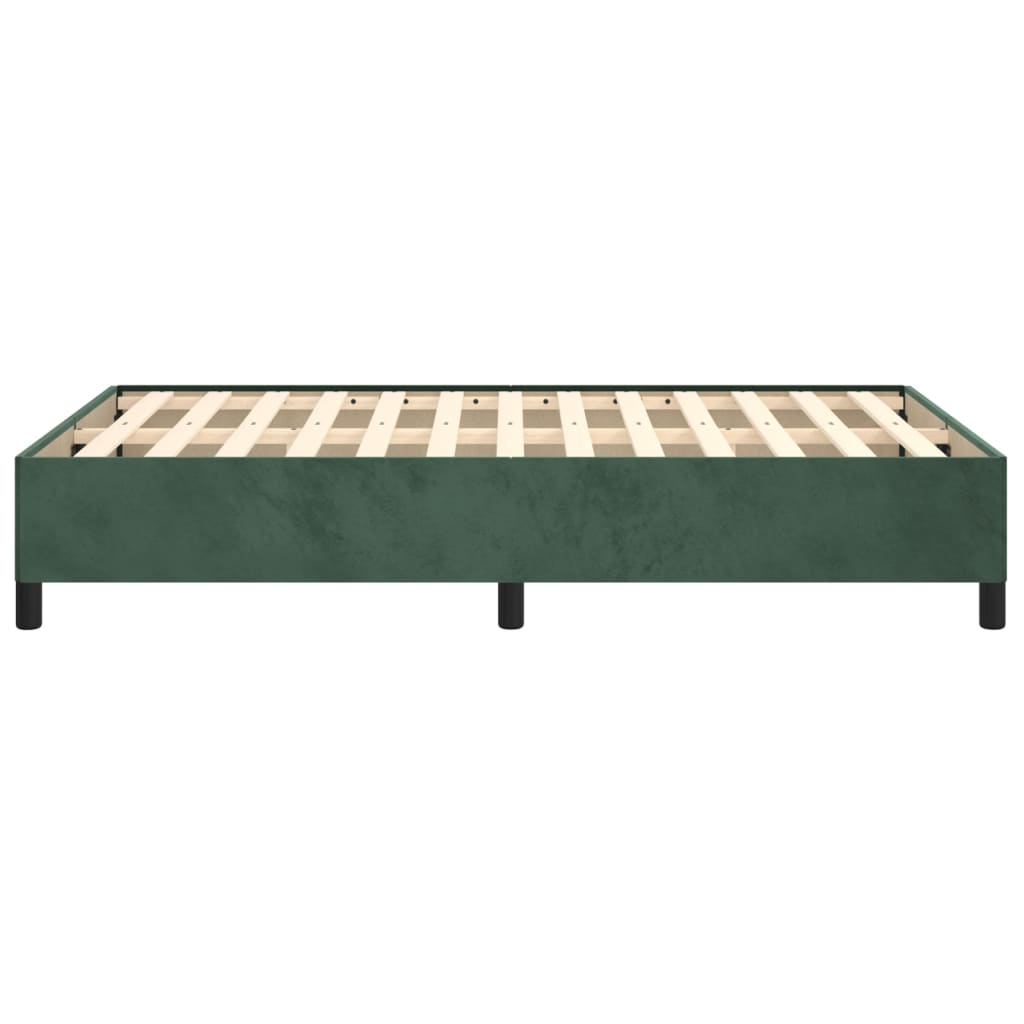 Bedframe Fluweel Donkergroen 120 x 190 cm 33.5 cm