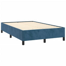 Bedframe Fluweel Donkerblauw 120 x 190 cm 33.5 cm