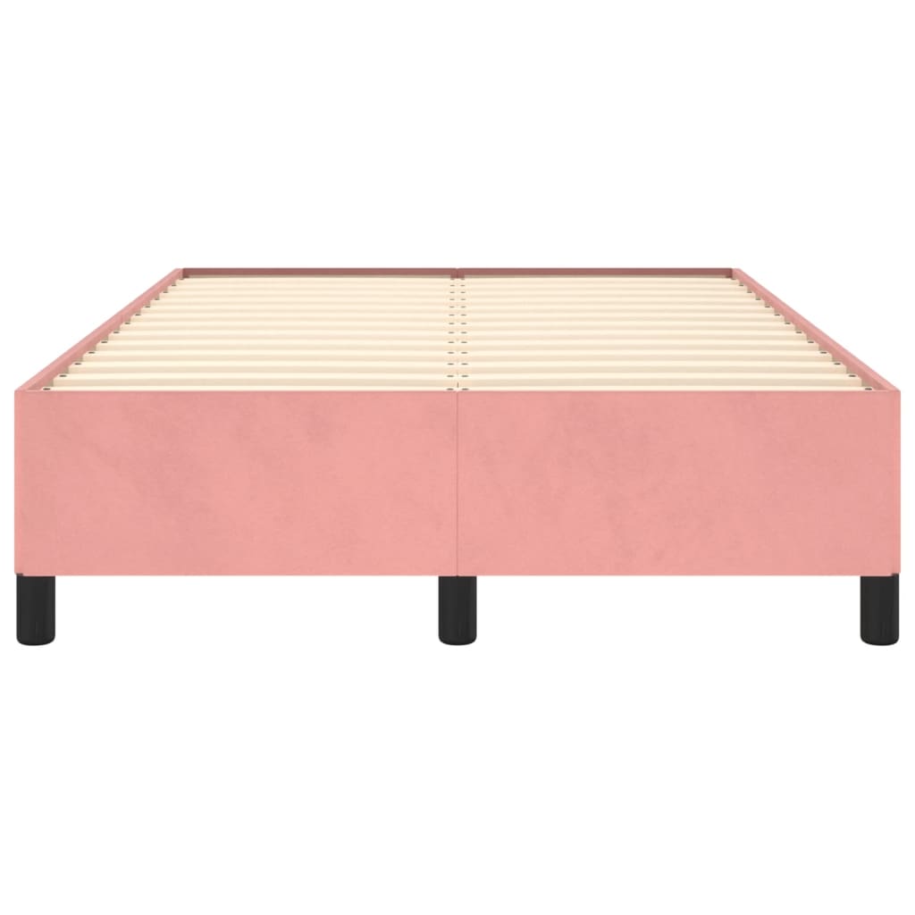 Bedframe Fluweel Roze 120 x 190 cm 33.5 cm