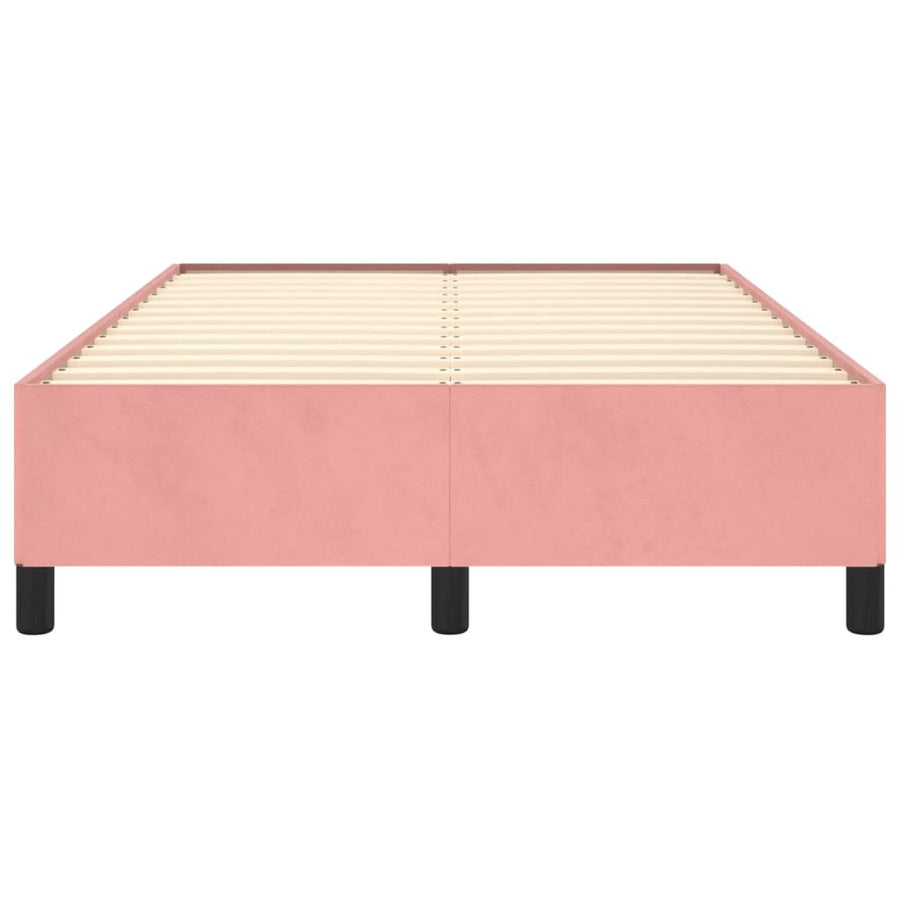 Bedframe Fluweel Roze 120 x 190 cm 33.5 cm