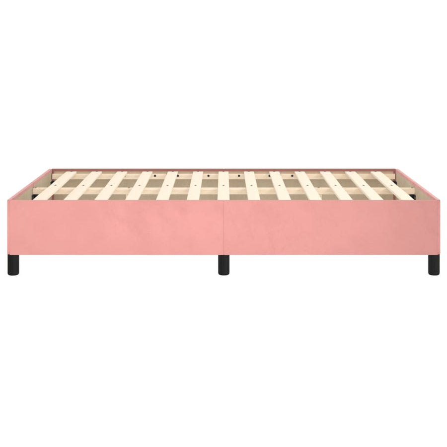 Bedframe Fluweel Roze 120 x 190 cm 33.5 cm