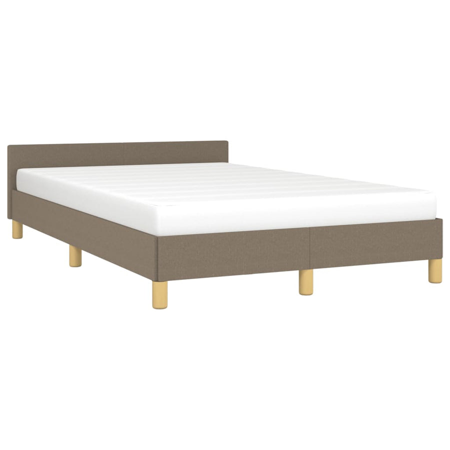Bedframe Zonder Matras 120X190 Cm Stof Taupe