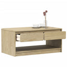 Coffee table SAUDA 99x55x45 cm solid pine oak-colored