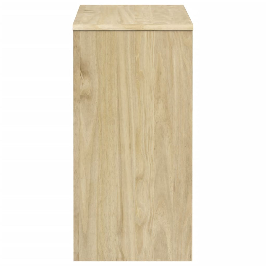 Wandtafel SAUDA 89,5x36,5x73 cm massief grenenhout eikenkleurig