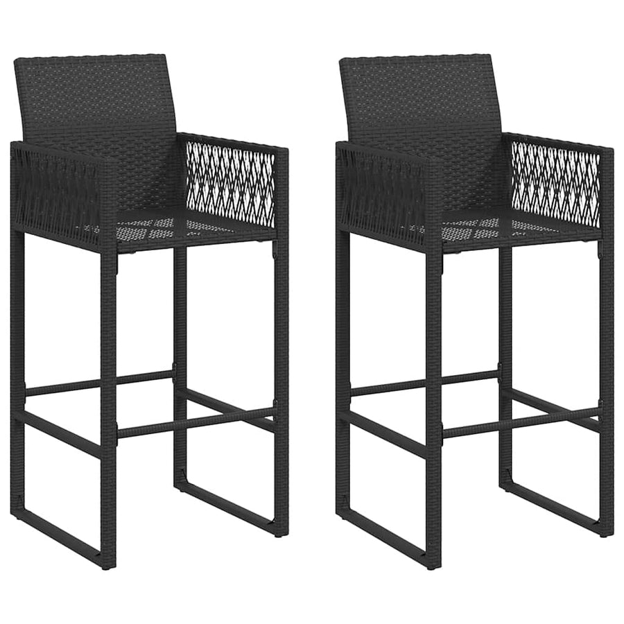 Tuinbarkrukken Poly Rattan 2