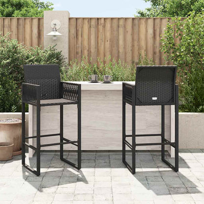 Tuinbarkrukken Poly Rattan 2