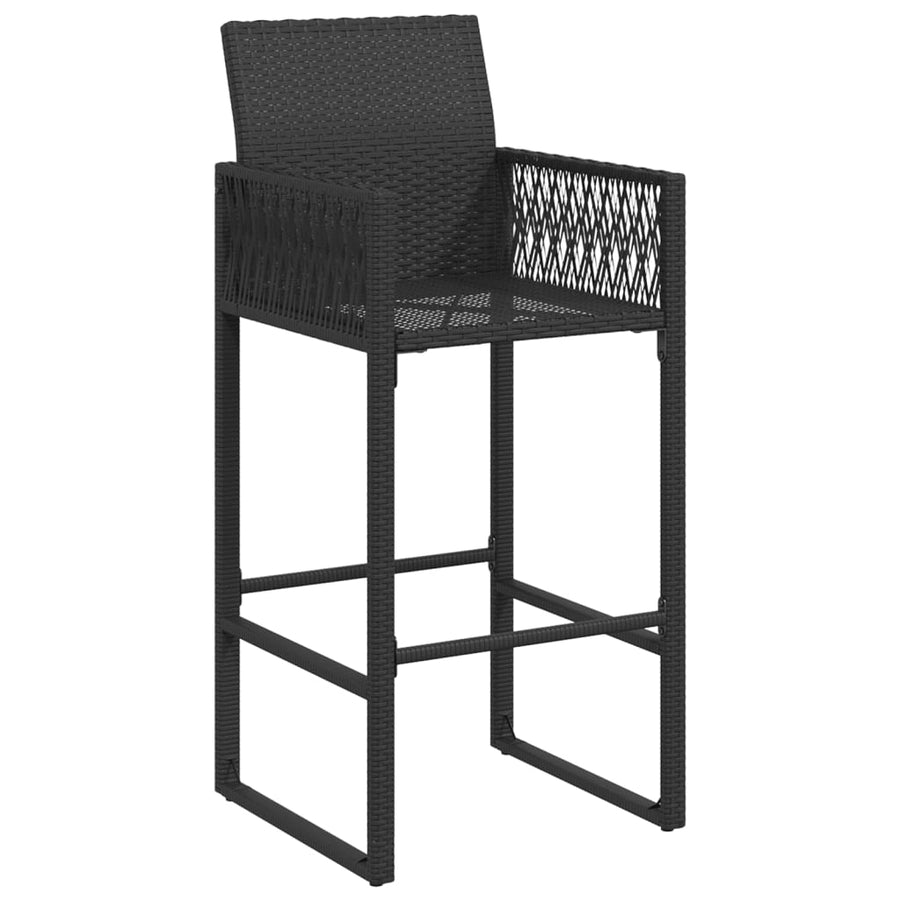 Tuinbarkrukken Poly Rattan 2