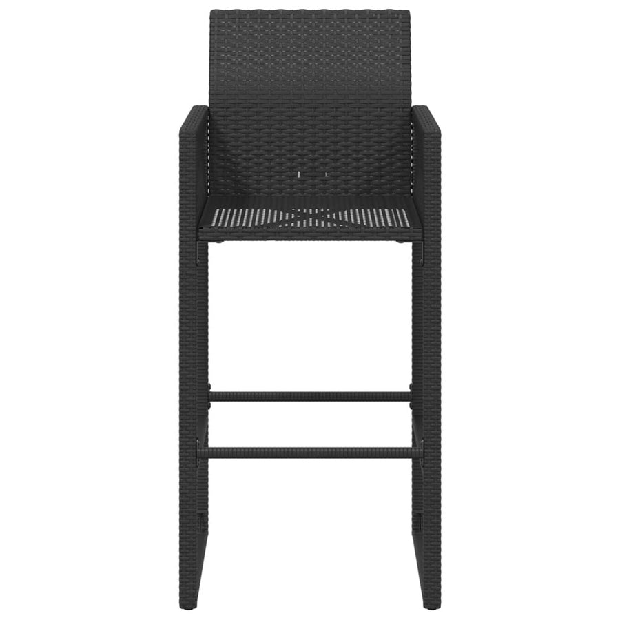 Tuinbarkrukken Poly Rattan 2