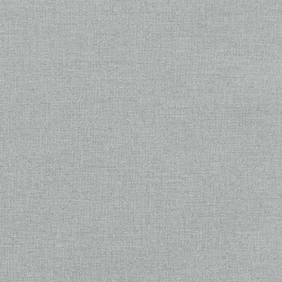 Stoelkussens 6 st hoge rug 120x50x7 cm stof lichtgrijs