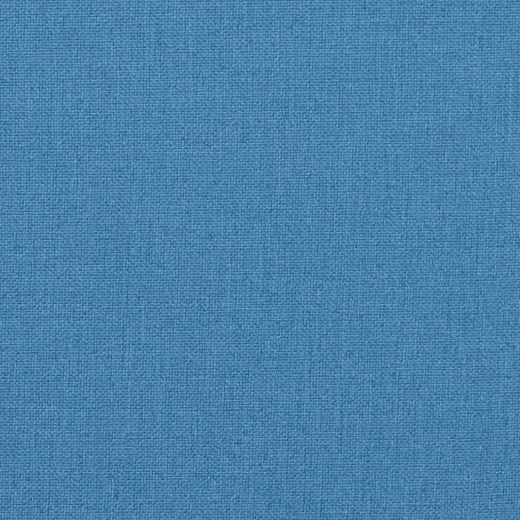 Stoelkussens Hoge Rug Stof Gemêleerd Blauw 2