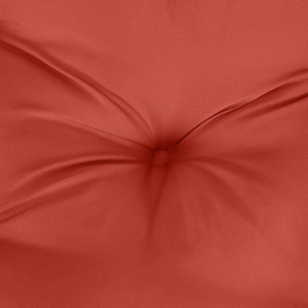 Stoelkussens Hoge Rug Stof Gemêleerd Rood 6