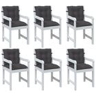 Seat Cushions Lower Back Fabric Blended Anthracite 6