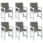 Seat Cushions Lower Back Fabric Dark Grey 6
