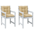 Seat Cushions Lower Back Fabric Blended Beige 2