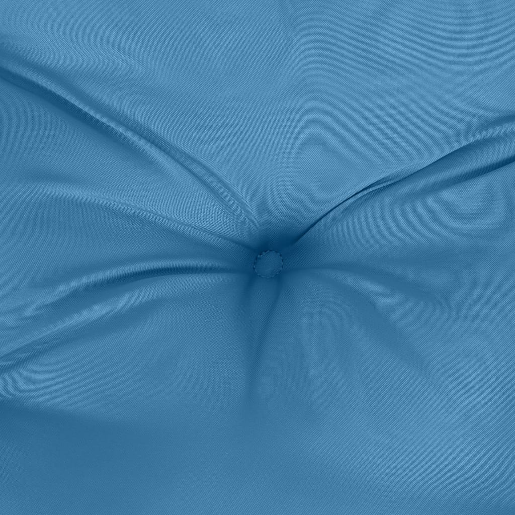 Stoelkussens Lage Rug Stof Gemêleerd Blauw 2