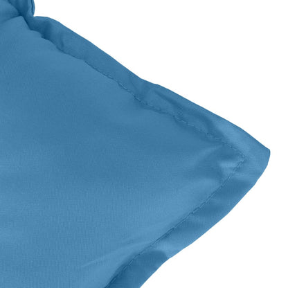Stoelkussens Lage Rug Stof Gemêleerd Blauw 4