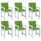 Seat Cushions Lower Back Fabric Blended Green 6