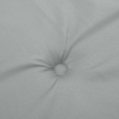 Stoelkussens 4 st hoge rug 120x50x4 cm stof lichtgrijs