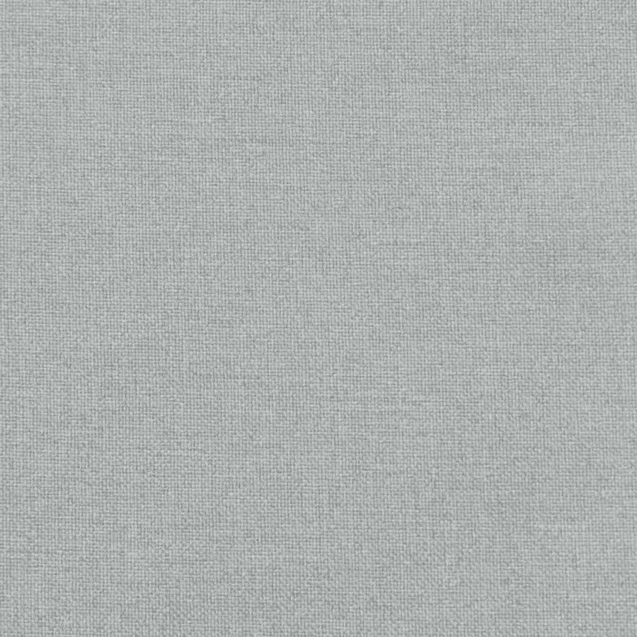Stoelkussens 4 st hoge rug 120x50x4 cm stof lichtgrijs