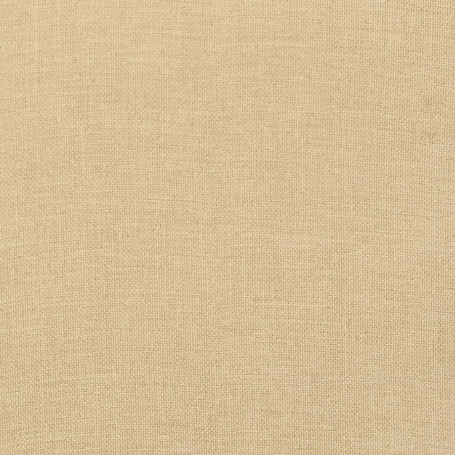 Stoelkussens 4 st hoge rug 120x50x4 cm stof gemêleerd beige