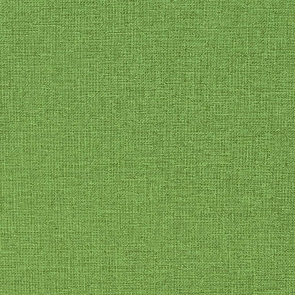 Stoelkussens 4 st hoge rug 120x50x4 cm stof gemêleerd groen