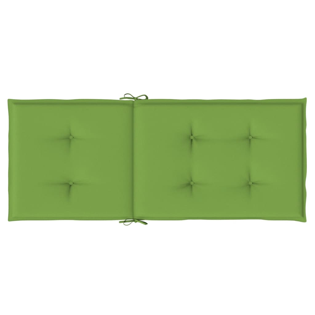Stoelkussens Hoge Rug Stof Gemêleerd Groen 6