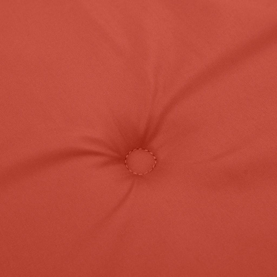 Stoelkussens Hoge Rug Stof Gemêleerd Rood 2