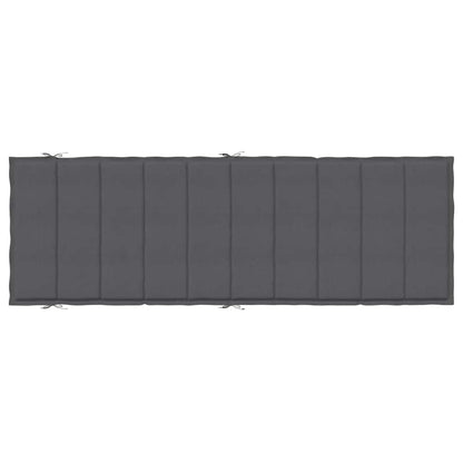 Ligbedkussen 186X58X4 Cm Stof Gemêleerd Antracietkleurig antraciet mix