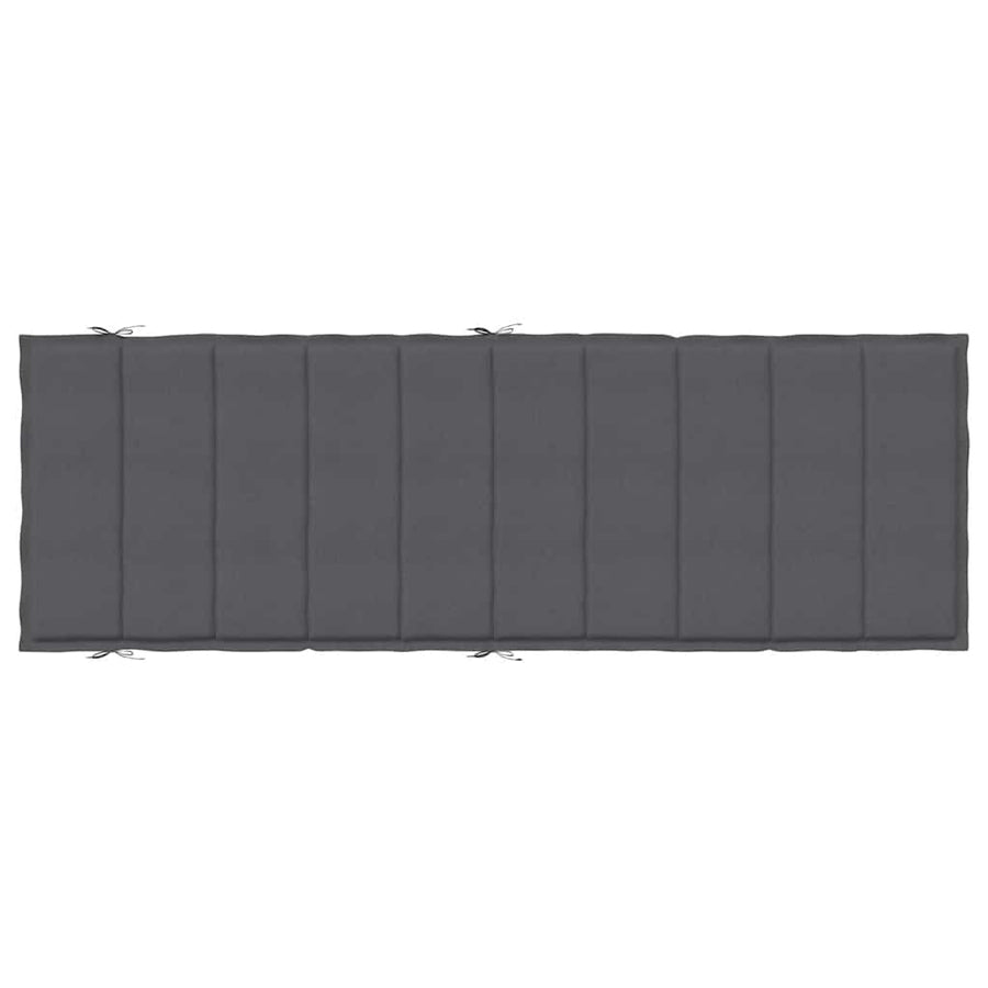 Ligbedkussen 186X58X4 Cm Stof Gemêleerd Antracietkleurig antraciet mix
